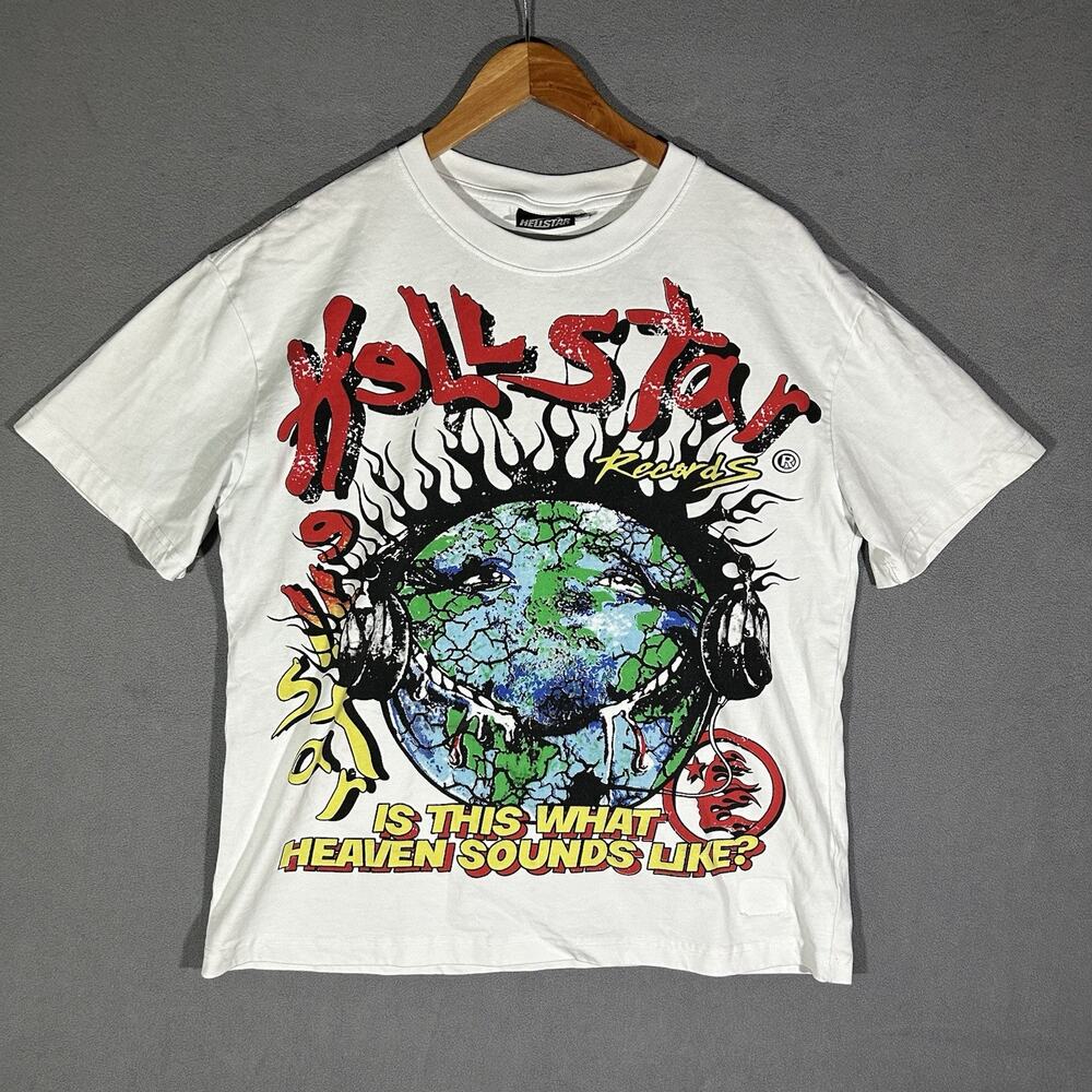 Hellstar Records Is This What Heaven Sounds Like T-Shirt Size M